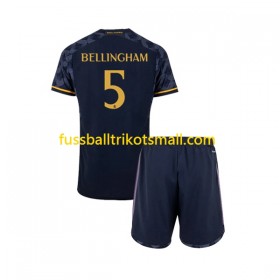 Fußballtrikots Real Madrid Jude Bellingham 5 Kinder 2023-2024 Kurzarm Auswärts-trikot kaufen